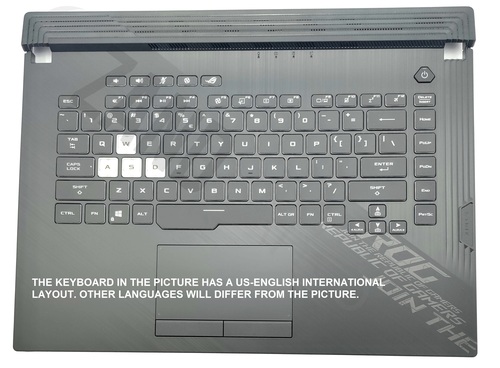 Asus G512LWS-1C Keyboard (HUNGARIAN) Module (BACKLIGHT & TOUCHPAD) 