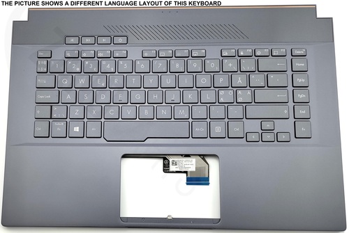 Asus W500G5T-2I Keyboard (HEBREW) Module/AS (BACKLIGHT) 