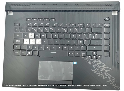 Asus G512LWS-1C Keyboard (BULGARIAN) Module (BACKLIGHT, RGB 1-ZONE) X50 LIGHTING TP