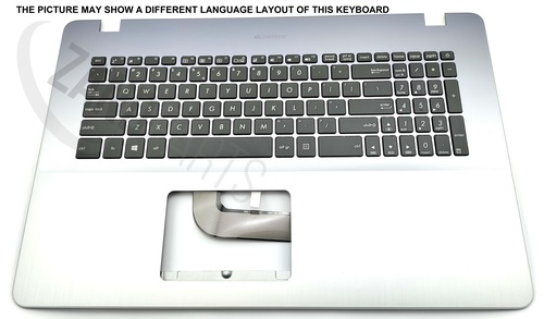 Asus X705MA-1B Keyboard (SWISS-FRENCH) Module/AS (no backlight) 
