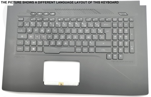 Asus GL703VM-1A Keyboard (NORDIC) Module/AS (BACKLIGHT)
