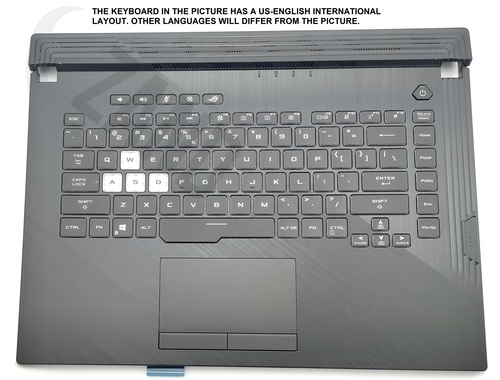 Asus G531GU-1D Keyboard (NORDIC) Module (BACKLIGHT, RGB 4-ZONE) X70